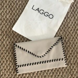 Laggo leather clutch